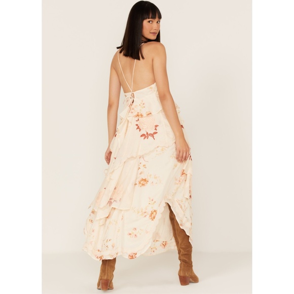 NEW Free People Audrey Dress Copper Rose Combo Small - Picture 8 of 17